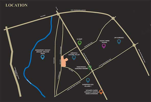 AU Leisure Valley Location Map